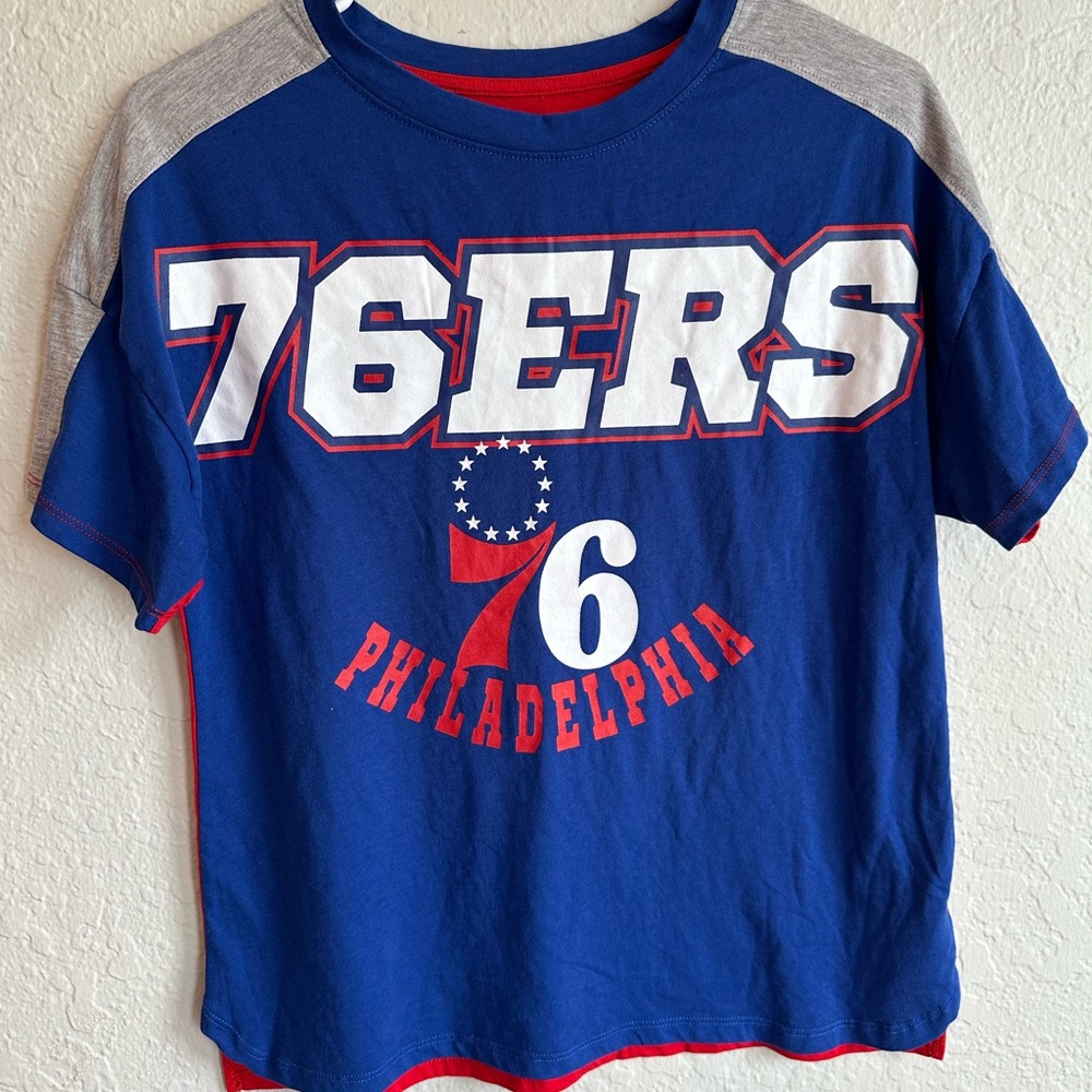 NEW Girls XL Philadelphia 76ers NBA T-Shirt NWOT